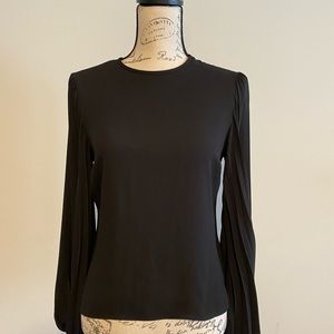NWOT - Express Pleated Balloon Sleeve Top